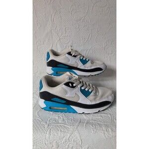 2010 Nike Air Max 90 Laser Blue White / Black Zen Grey 325018-108 Size Mens 7.5